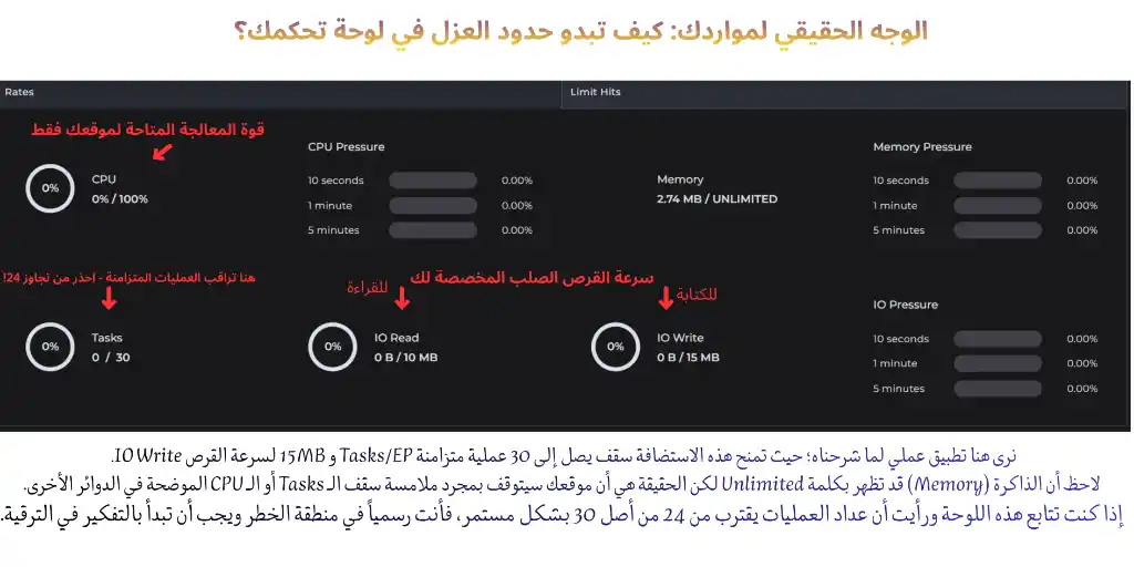 حدود الاستضافة المشتركة